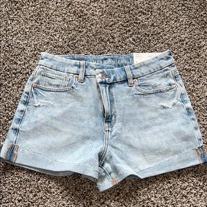 Light Blue Denim Shorts